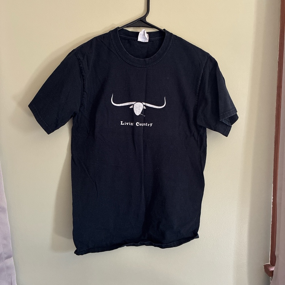 Gildan Black Essential Tee with Crewneck